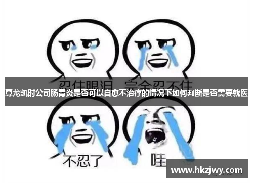 尊龙凯时公司肠胃炎是否可以自愈不治疗的情况下如何判断是否需要就医